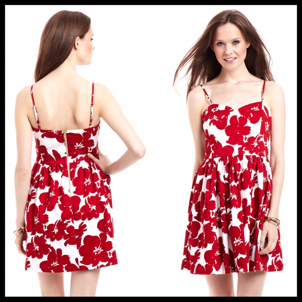SWEETHEART NECK A-LINE FLORAL PRINT MINI DRESS A2C - Picture 6 of 8